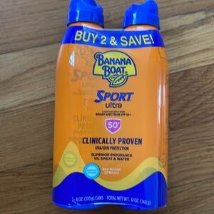 Banana Republic Orange Blue Suncare Essentials